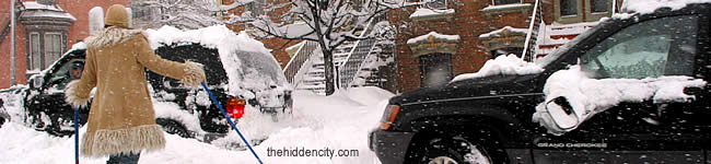 snowstorm aftermath in albany